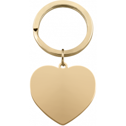 Graverad hjärtformad nyckelring