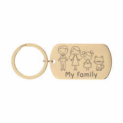 Familj Nyckelring