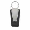 Personlig Lädernyckelring med Metallplatta
