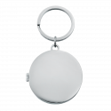 Personligt Lyxig Fotomedaljong-Nyckelring i Cirkel
