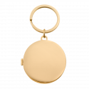 Personligt Lyxig Fotomedaljong-Nyckelring i Cirkel