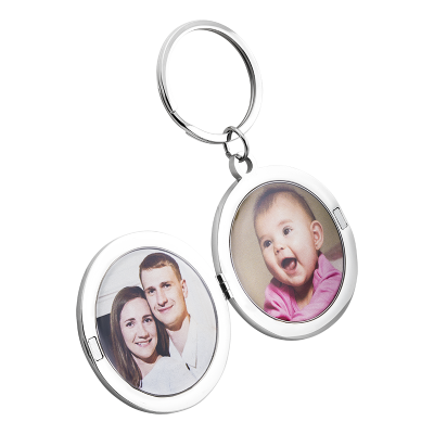 Personligt Fotomedaljong-Nyckelring för Mamma...