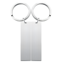 Söt duo med älskares Matchande nyckelringar - Personligt anpassade med Initialer och Speciella Datum