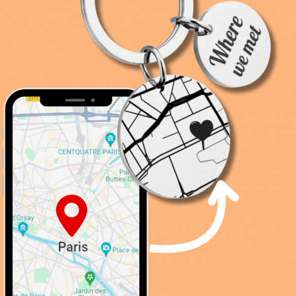 GPS Nyckelring